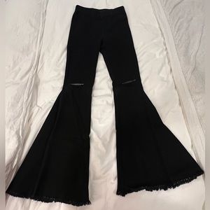 Newberry Kustom Black Flare jeans